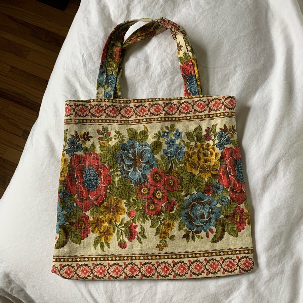 Vintage Waverly Floral Handbag
